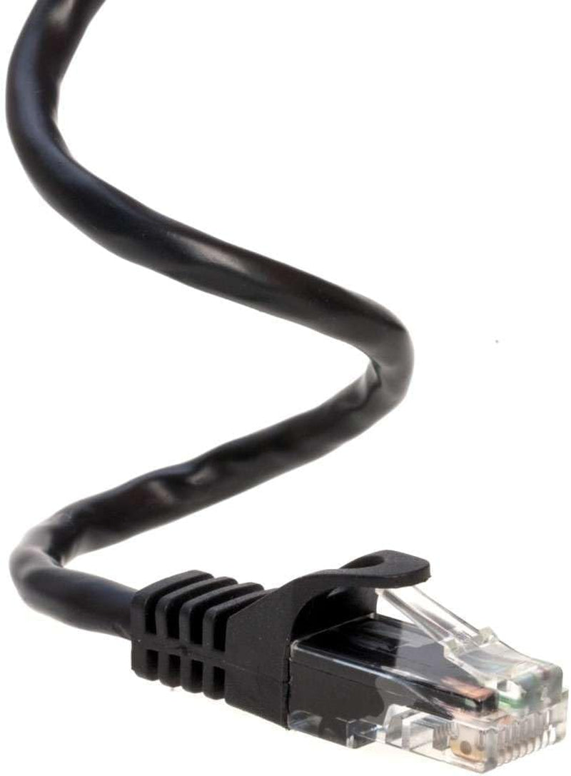 Cat6 50FT Network Ethernet Patch Cable, 550Mhz Internet Wire, Black