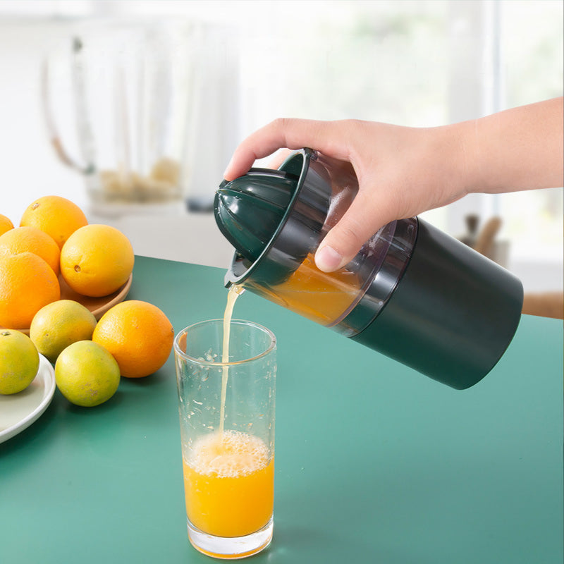 Portable Blender Electric Orange Press Mini Fruit Juicer Manual Juicer 